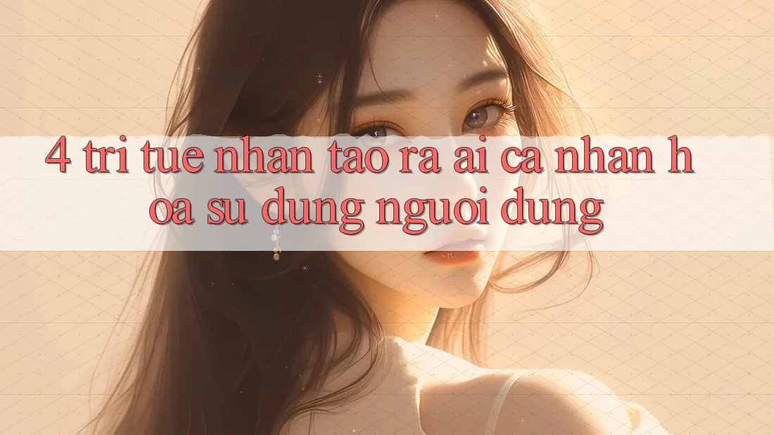 4. Trí Tuệ Nhân Tạo ra (AI) Cá Nhân Hóa Sử dụng Người dùng 4. Trí Tuệ Nhân Tạo ra (AI) Cá Nhân Hóa Sử dụng Người dùng