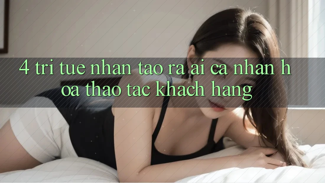 4. Trí Tuệ Nhân Tạo ra (AI) Cá Nhân Hóa Thao tác Khách Hàng 4. Trí Tuệ Nhân Tạo ra (AI) Cá Nhân Hóa Thao tác Khách Hàng