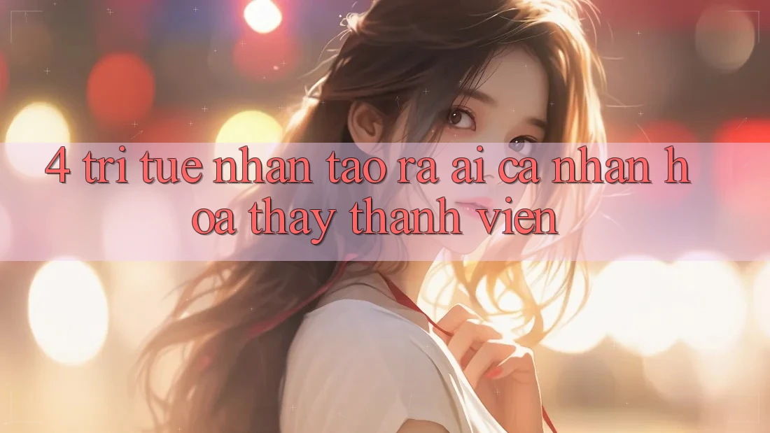 4. Trí Tuệ Nhân Tạo ra (AI) Cá Nhân Hóa Thấy Thành viên 4. Trí Tuệ Nhân Tạo ra (AI) Cá Nhân Hóa Thấy Thành viên