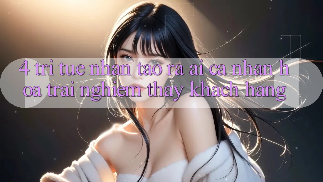 4. Trí Tuệ Nhân Tạo ra (AI) Cá Nhân Hóa Trải nghiệm thấy Khách Hàng