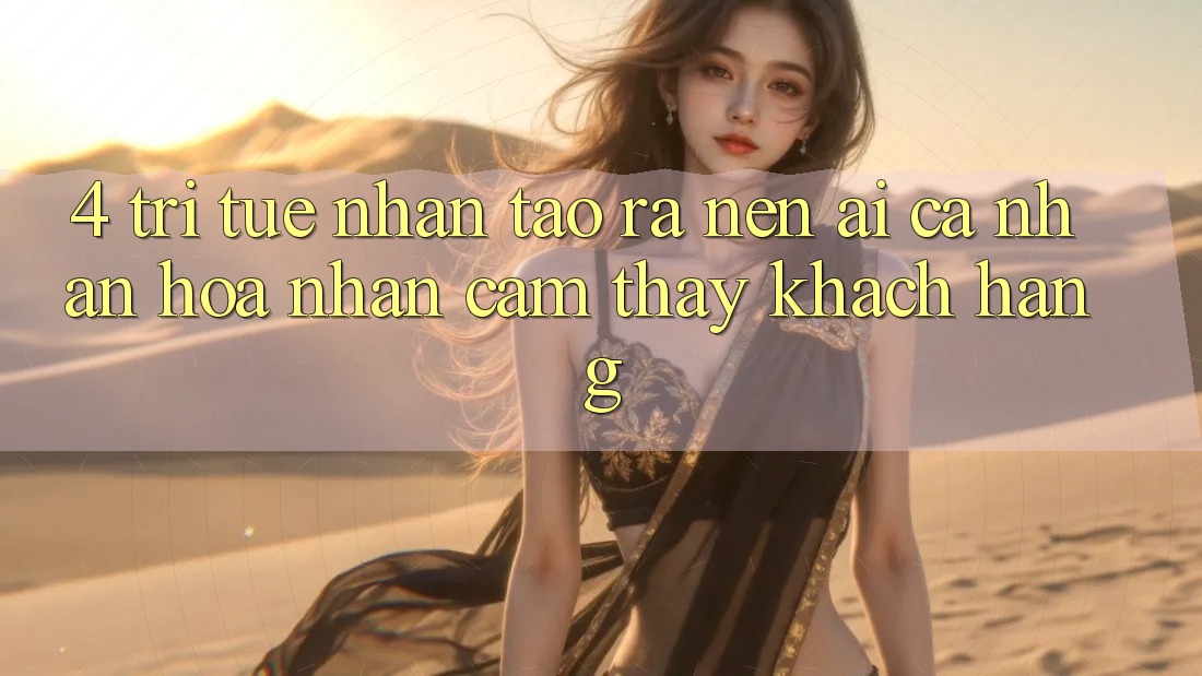 4. Trí Tuệ Nhân Tạo ra nên (AI) Cá Nhân Hóa Nhận cảm thấy Khách Hàng 4. Trí Tuệ Nhân Tạo ra nên (AI) Cá Nhân Hóa Nhận cảm thấy Khách Hàng