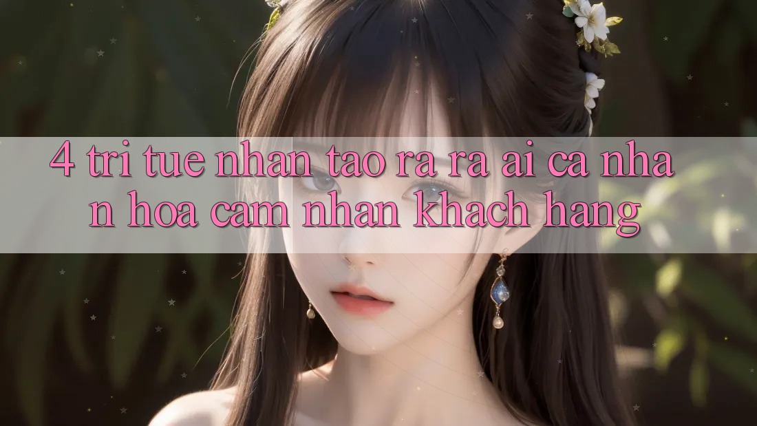 4. Trí Tuệ Nhân Tạo ra ra (AI) Cá Nhân Hóa Cảm nhận Khách Hàng 4. Trí Tuệ Nhân Tạo ra ra (AI) Cá Nhân Hóa Cảm nhận Khách Hàng