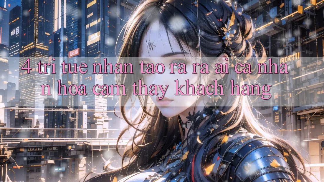 4. Trí Tuệ Nhân Tạo ra ra (AI) Cá Nhân Hóa Cảm thấy Khách Hàng 4. Trí Tuệ Nhân Tạo ra ra (AI) Cá Nhân Hóa Cảm thấy Khách Hàng