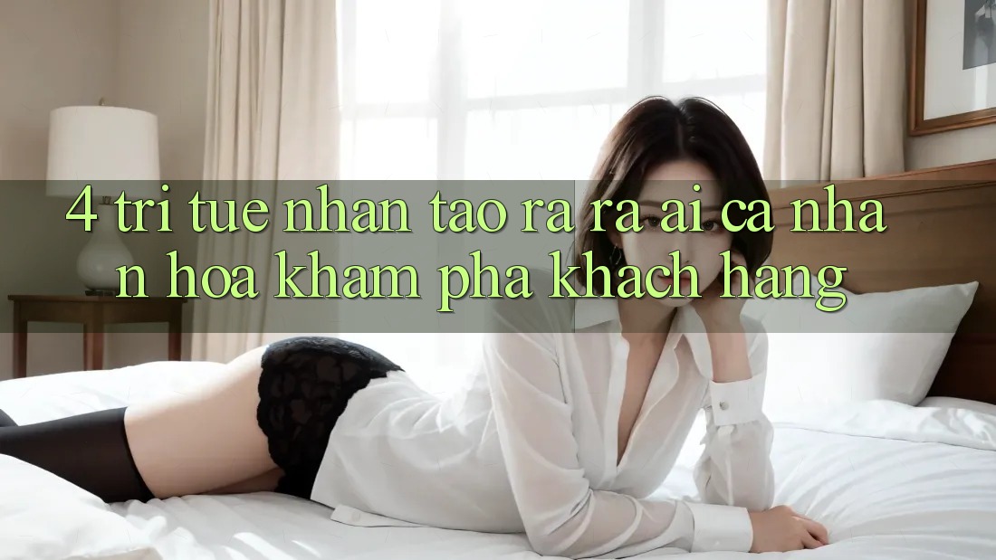 4. Trí Tuệ Nhân Tạo ra ra (AI) Cá Nhân Hóa Khám phá Khách Hàng 4. Trí Tuệ Nhân Tạo ra ra (AI) Cá Nhân Hóa Khám phá Khách Hàng