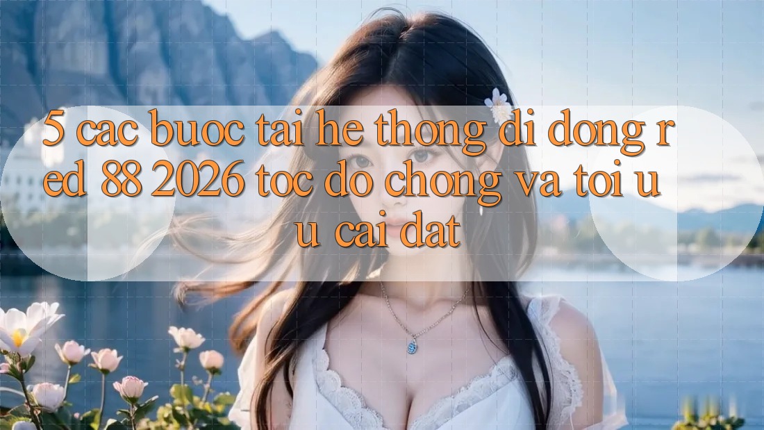 5. Các bước Tải Hệ thống di động red 88 2026 Tốc độ Chóng Và Tối Ưu Cài Đặt 5. Các bước Tải Hệ thống di động red 88 2026 Tốc độ Chóng Và Tối Ưu Cài Đặt