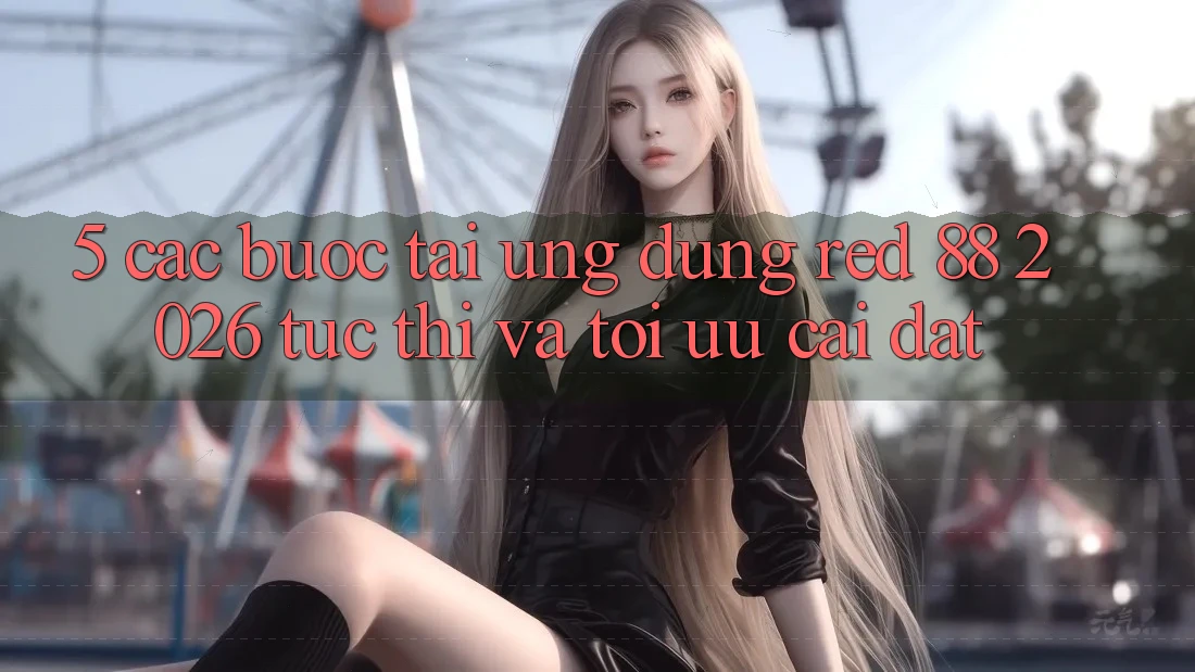 5. Các bước Tải Ứng dụng red 88 2026 Tức thì Và Tối Ưu Cài Đặt 5. Các bước Tải Ứng dụng red 88 2026 Tức thì Và Tối Ưu Cài Đặt