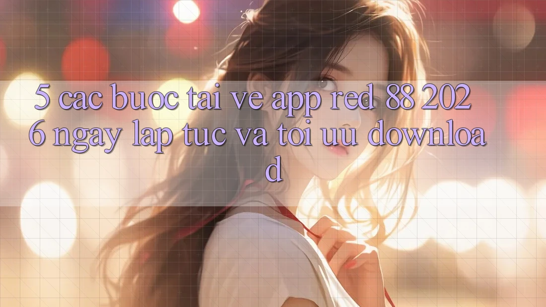 5. Các bước Tải về App red 88 2026 Ngay lập tức Và Tối Ưu Download