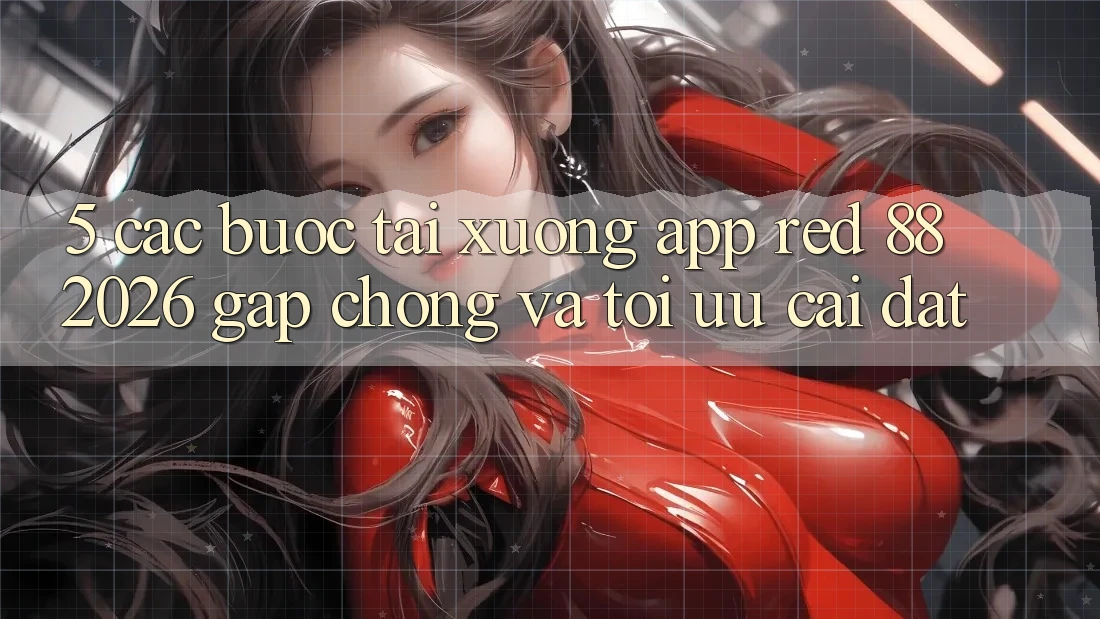 5. Các bước Tải xuống App red 88 2026 Gấp Chóng Và Tối Ưu Cài đặt