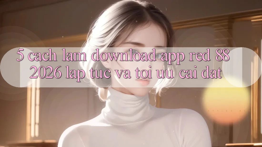 5. Cách làm Download App red 88 2026 Lập tức Và Tối Ưu Cài Đặt 5. Cách làm Download App red 88 2026 Lập tức Và Tối Ưu Cài Đặt