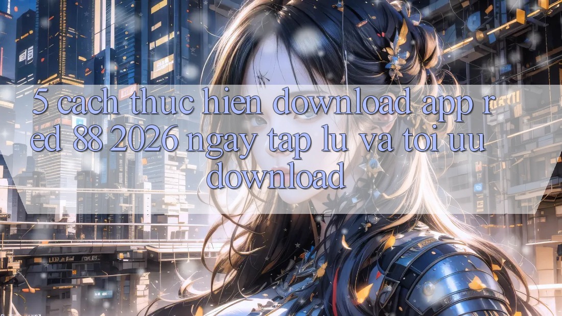 5. Cách thực hiện Download App red 88 2026 Ngay tắp lự Và Tối Ưu Download 5. Cách thực hiện Download App red 88 2026 Ngay tắp lự Và Tối Ưu Download