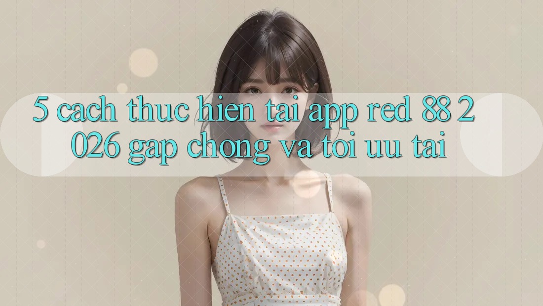 5. Cách thực hiện Tải App red 88 2026 Gấp Chóng Và Tối Ưu Tải 5. Cách thực hiện Tải App red 88 2026 Gấp Chóng Và Tối Ưu Tải