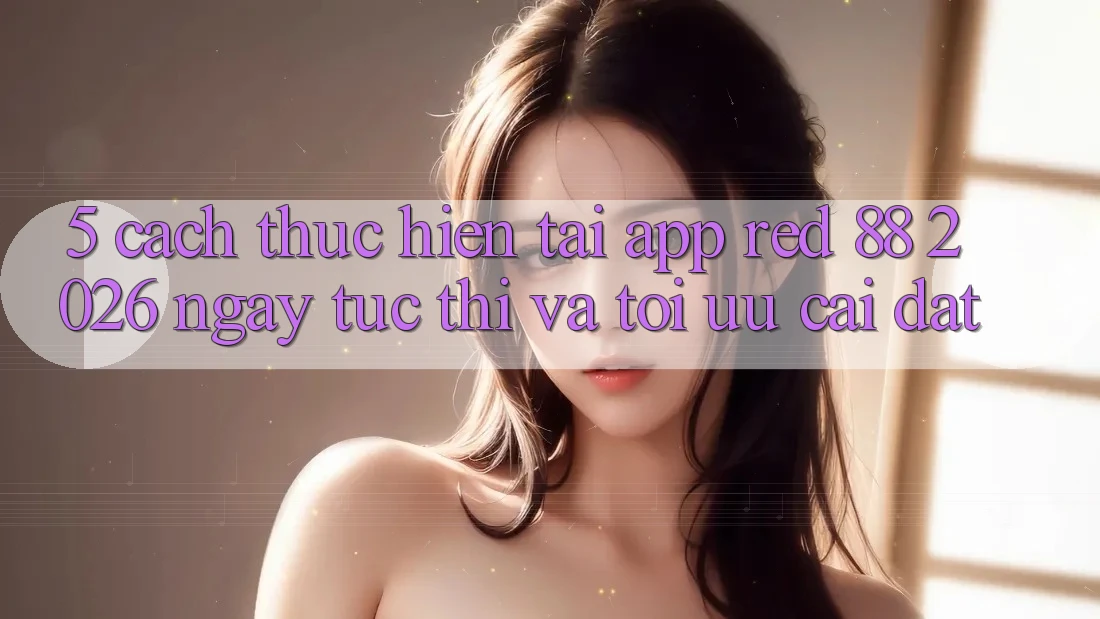 5. Cách thực hiện Tải App red 88 2026 Ngay tức thì Và Tối Ưu Cài đặt