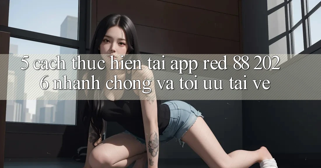 5. Cách thực hiện Tải App red 88 2026 Nhanh Chóng Và Tối Ưu Tải về
