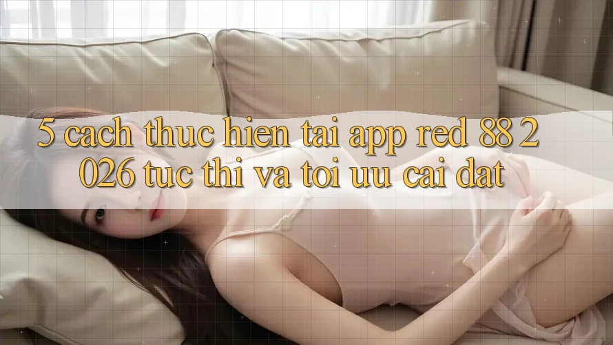5. Cách thực hiện Tải App red 88 2026 Tức thì Và Tối Ưu Cài Đặt 5. Cách thực hiện Tải App red 88 2026 Tức thì Và Tối Ưu Cài Đặt