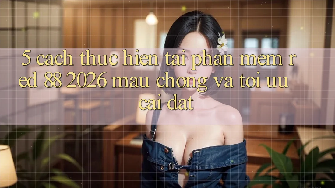 5. Cách thực hiện Tải Phần mềm red 88 2026 Mau Chóng Và Tối Ưu Cài Đặt