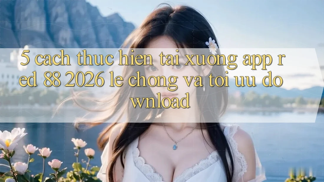 5. Cách thực hiện Tải xuống App red 88 2026 Lẹ Chóng Và Tối Ưu Download 5. Cách thực hiện Tải xuống App red 88 2026 Lẹ Chóng Và Tối Ưu Download