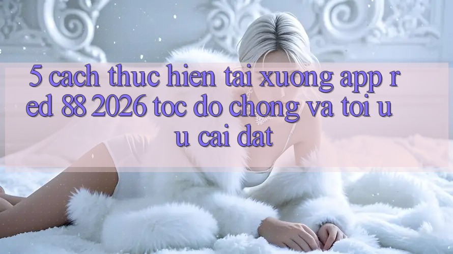 5. Cách thực hiện Tải xuống App red 88 2026 Tốc độ Chóng Và Tối Ưu Cài Đặt 5. Cách thực hiện Tải xuống App red 88 2026 Tốc độ Chóng Và Tối Ưu Cài Đặt