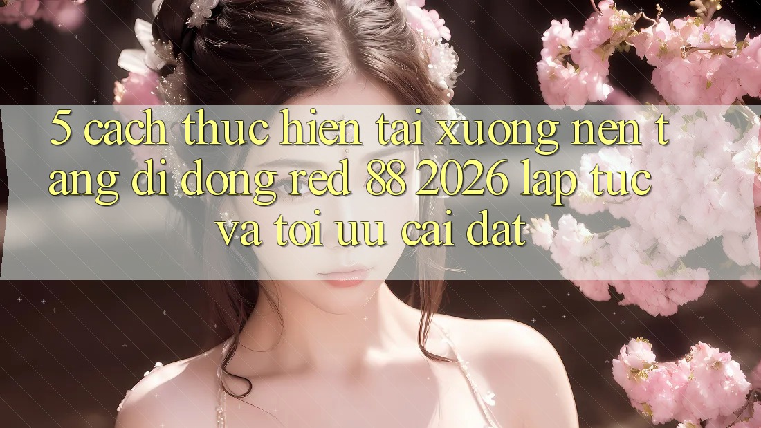 5. Cách thực hiện Tải xuống Nền tảng di động red 88 2026 Lập tức Và Tối Ưu Cài Đặt 5. Cách thực hiện Tải xuống Nền tảng di động red 88 2026 Lập tức Và Tối Ưu Cài Đặt