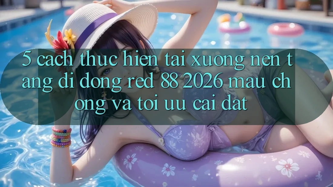 5. Cách thực hiện Tải xuống Nền tảng di động red 88 2026 Mau Chóng Và Tối Ưu Cài Đặt 5. Cách thực hiện Tải xuống Nền tảng di động red 88 2026 Mau Chóng Và Tối Ưu Cài Đặt