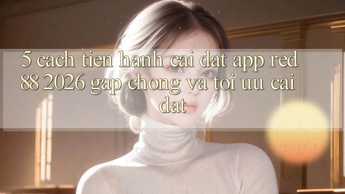 5. Cách tiến hành Cài đặt App red 88 2026 Gấp Chóng Và Tối Ưu Cài Đặt