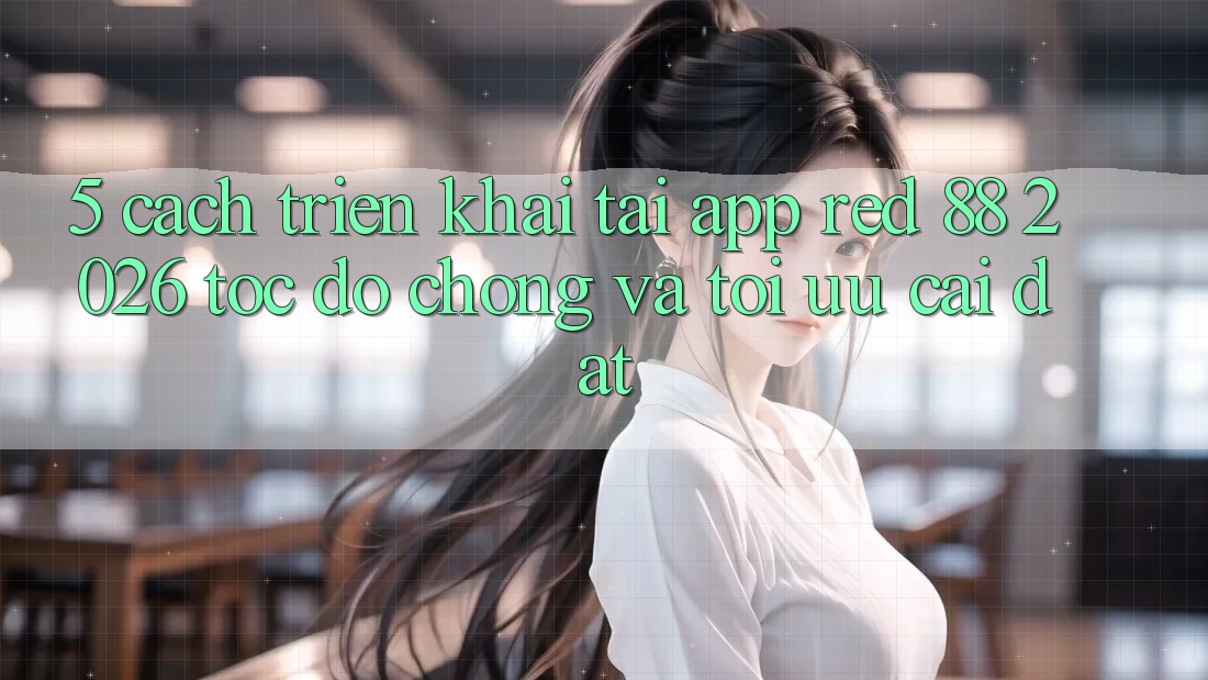 5. Cách triển khai Tải App red 88 2026 Tốc độ Chóng Và Tối Ưu Cài Đặt