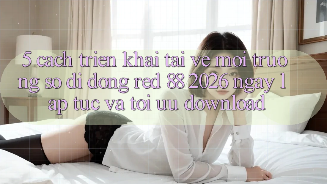 5. Cách triển khai Tải về Môi trường số di động red 88 2026 Ngay lập tức Và Tối Ưu Download