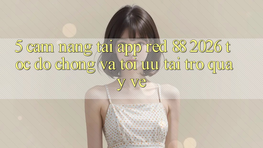 5. Cẩm nang Tải App red 88 2026 Tốc độ Chóng Và Tối Ưu Tải trở quay về 5. Cẩm nang Tải App red 88 2026 Tốc độ Chóng Và Tối Ưu Tải trở quay về