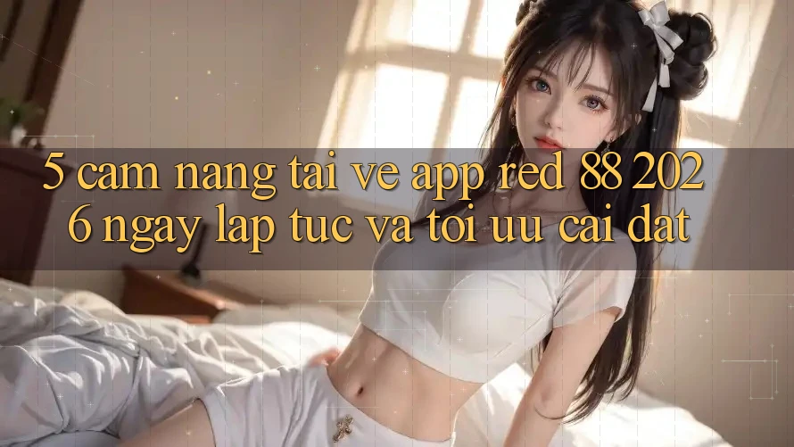 5. Cẩm nang Tải về App red 88 2026 Ngay lập tức Và Tối Ưu Cài Đặt 5. Cẩm nang Tải về App red 88 2026 Ngay lập tức Và Tối Ưu Cài Đặt