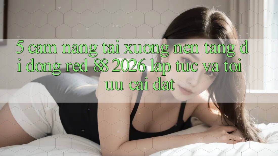 5. Cẩm nang Tải xuống Nền tảng di động red 88 2026 Lập tức Và Tối Ưu Cài Đặt 5. Cẩm nang Tải xuống Nền tảng di động red 88 2026 Lập tức Và Tối Ưu Cài Đặt