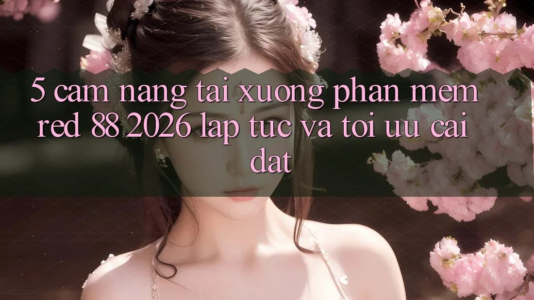 5. Cẩm nang Tải xuống Phần mềm red 88 2026 Lập tức Và Tối Ưu Cài Đặt