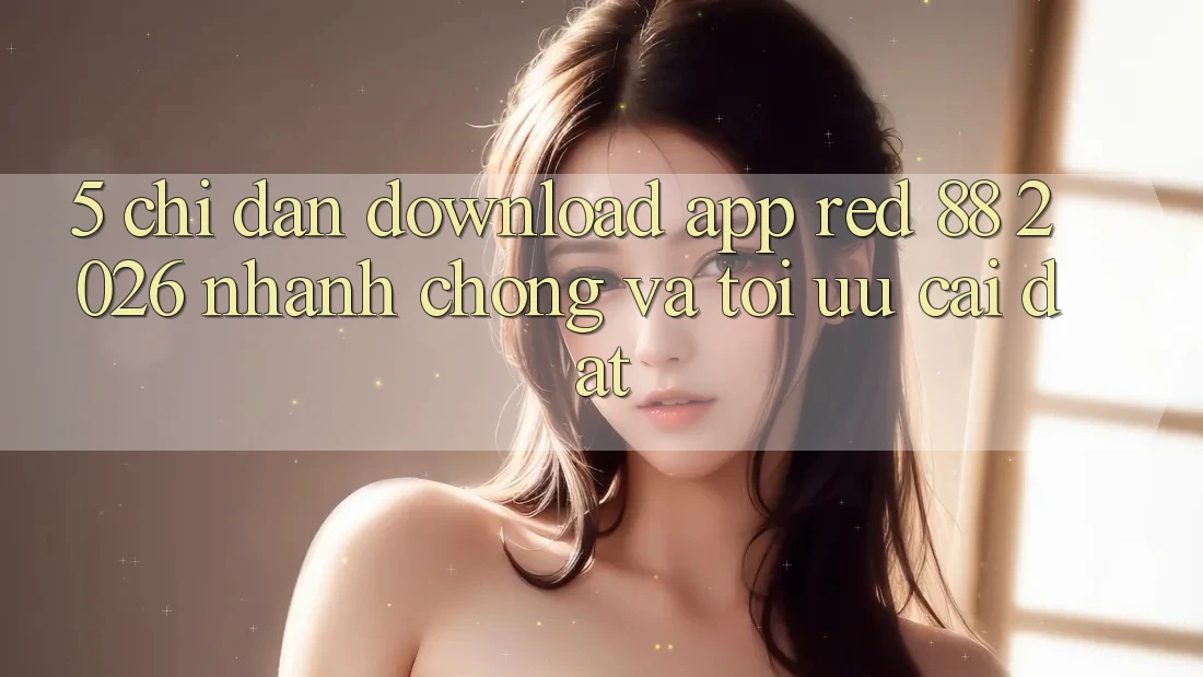 5. Chỉ dẫn Download App red 88 2026 Nhanh Chóng Và Tối Ưu Cài Đặt 5. Chỉ dẫn Download App red 88 2026 Nhanh Chóng Và Tối Ưu Cài Đặt