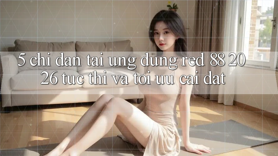 5. Chỉ dẫn Tải Ứng dụng red 88 2026 Tức thì Và Tối Ưu Cài Đặt 5. Chỉ dẫn Tải Ứng dụng red 88 2026 Tức thì Và Tối Ưu Cài Đặt