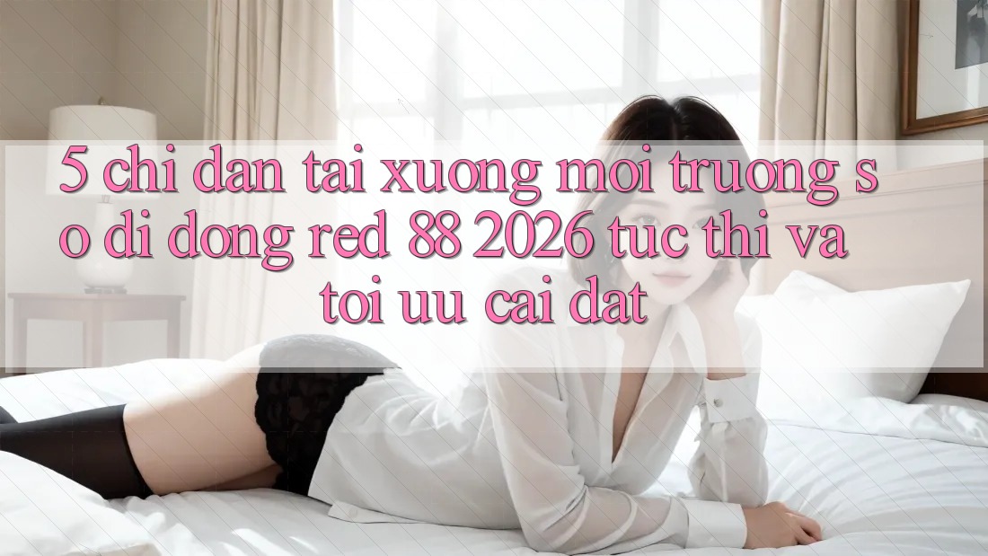 5. Chỉ dẫn Tải xuống Môi trường số di động red 88 2026 Tức thì Và Tối Ưu Cài Đặt 5. Chỉ dẫn Tải xuống Môi trường số di động red 88 2026 Tức thì Và Tối Ưu Cài Đặt