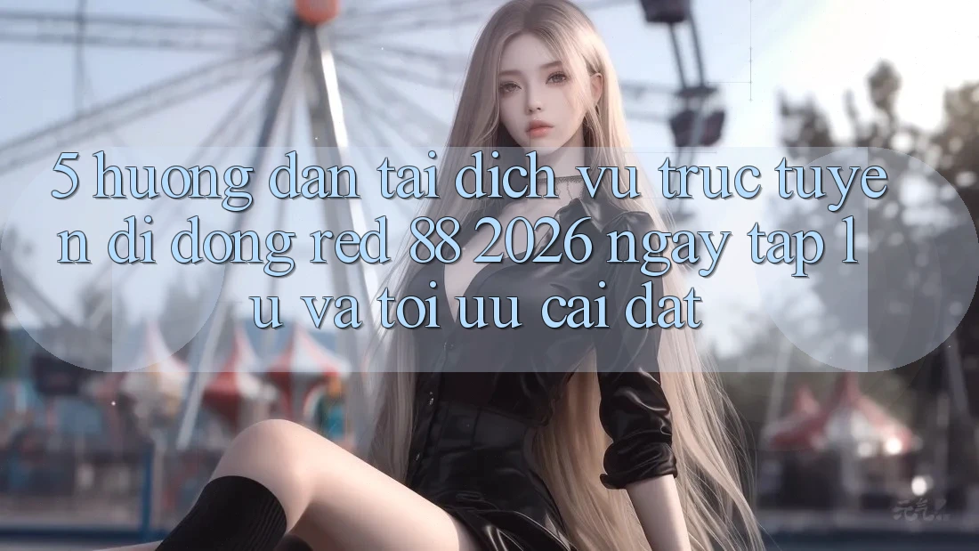 5. Hướng Dẫn Tải Dịch vụ trực tuyến di động red 88 2026 Ngay tắp lự Và Tối Ưu Cài Đặt