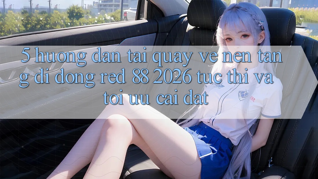 5. Hướng Dẫn Tải quay về Nền tảng di động red 88 2026 Tức thì Và Tối Ưu Cài Đặt