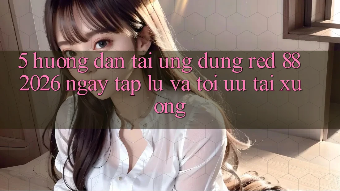 5. Hướng Dẫn Tải Ứng dụng red 88 2026 Ngay tắp lự Và Tối Ưu Tải xuống 5. Hướng Dẫn Tải Ứng dụng red 88 2026 Ngay tắp lự Và Tối Ưu Tải xuống