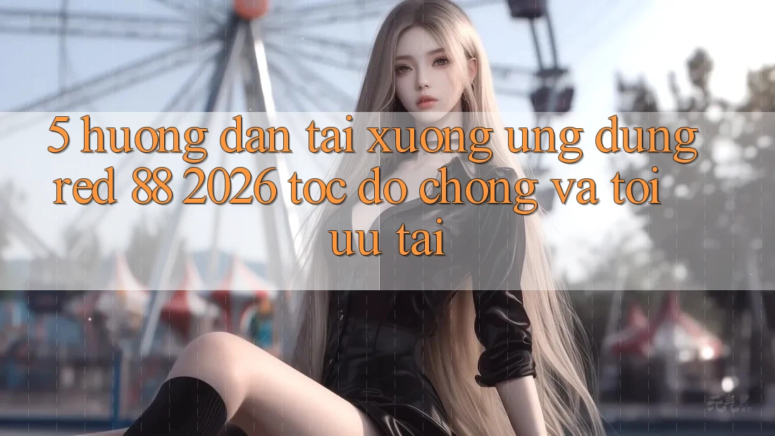 5. Hướng Dẫn Tải xuống Ứng dụng red 88 2026 Tốc độ Chóng Và Tối Ưu Tải 5. Hướng Dẫn Tải xuống Ứng dụng red 88 2026 Tốc độ Chóng Và Tối Ưu Tải