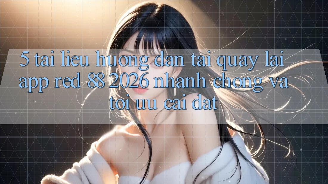 5. Tài liệu hướng dẫn Tải quay lại App red 88 2026 Nhanh chóng Và Tối Ưu Cài Đặt 5. Tài liệu hướng dẫn Tải quay lại App red 88 2026 Nhanh chóng Và Tối Ưu Cài Đặt