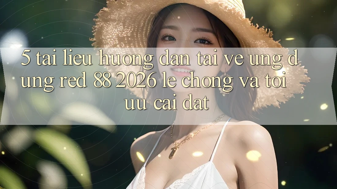 5. Tài liệu hướng dẫn Tải về Ứng dụng red 88 2026 Lẹ Chóng Và Tối Ưu Cài Đặt