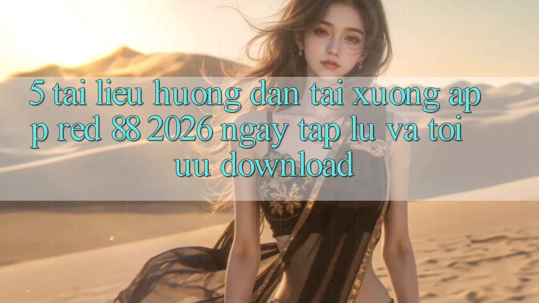 5. Tài liệu hướng dẫn Tải xuống App red 88 2026 Ngay tắp lự Và Tối Ưu Download