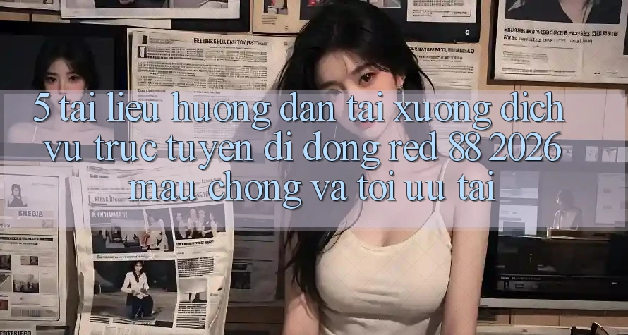 5. Tài liệu hướng dẫn Tải xuống Dịch vụ trực tuyến di động red 88 2026 Mau Chóng Và Tối Ưu Tải