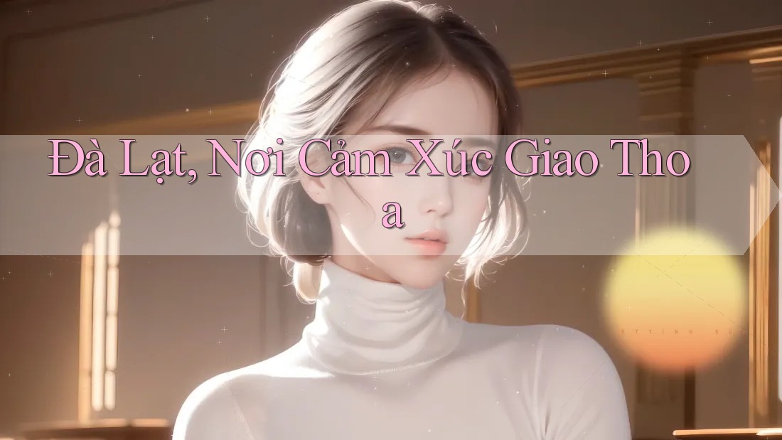 Đà Lạt, Nơi Cảm Xúc Giao Thoa Đà Lạt, Nơi Cảm Xúc Giao Thoa