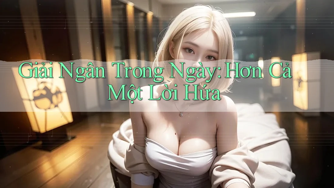 Giải Ngân Trong Ngày: Hơn Cả Một Lời Hứa