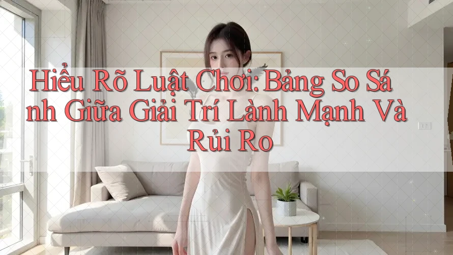 Hiểu Rõ Luật Chơi: Bảng So Sánh Giữa Giải Trí Lành Mạnh Và Rủi Ro