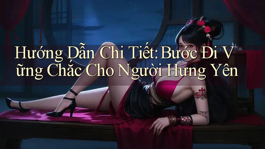 Hướng Dẫn Chi Tiết: Bước Đi Vững Chắc Cho Người Hưng Yên Hướng Dẫn Chi Tiết: Bước Đi Vững Chắc Cho Người Hưng Yên