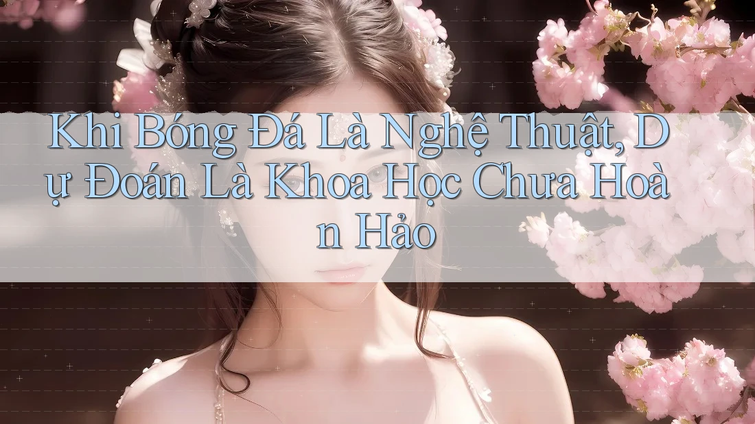 Khi Bóng Đá Là Nghệ Thuật, Dự Đoán Là Khoa Học Chưa Hoàn Hảo Khi Bóng Đá Là Nghệ Thuật, Dự Đoán Là Khoa Học Chưa Hoàn Hảo