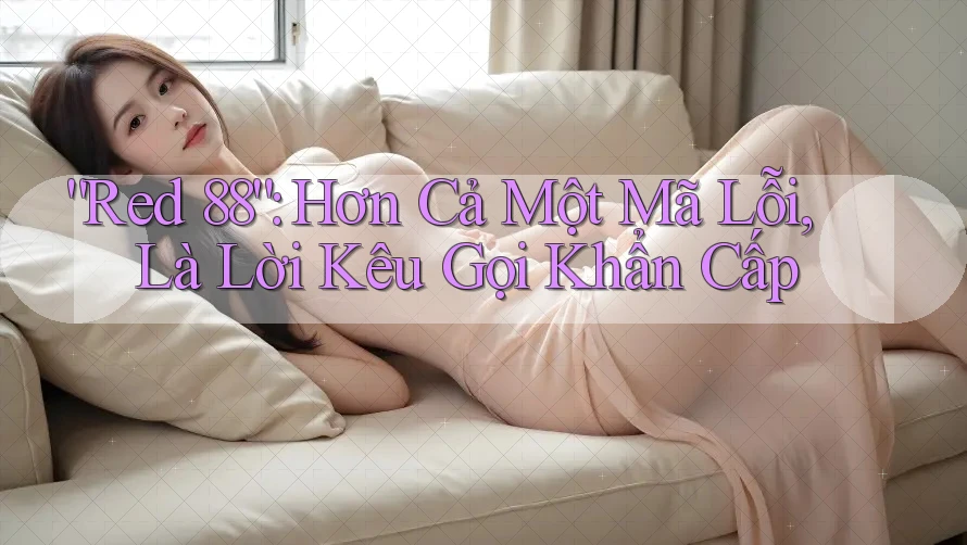 “Red 88”: Hơn Cả Một Mã Lỗi, Là Lời Kêu Gọi Khẩn Cấp “Red 88”: Hơn Cả Một Mã Lỗi, Là Lời Kêu Gọi Khẩn Cấp
