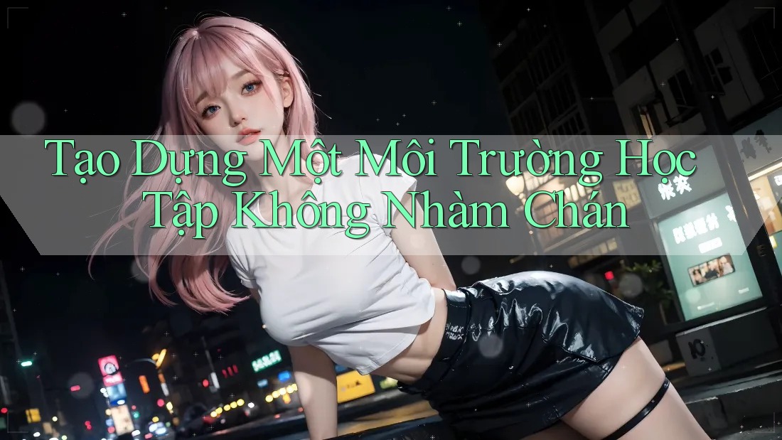 Tạo Dựng Một Môi Trường Học Tập Không Nhàm Chán Tạo Dựng Một Môi Trường Học Tập Không Nhàm Chán