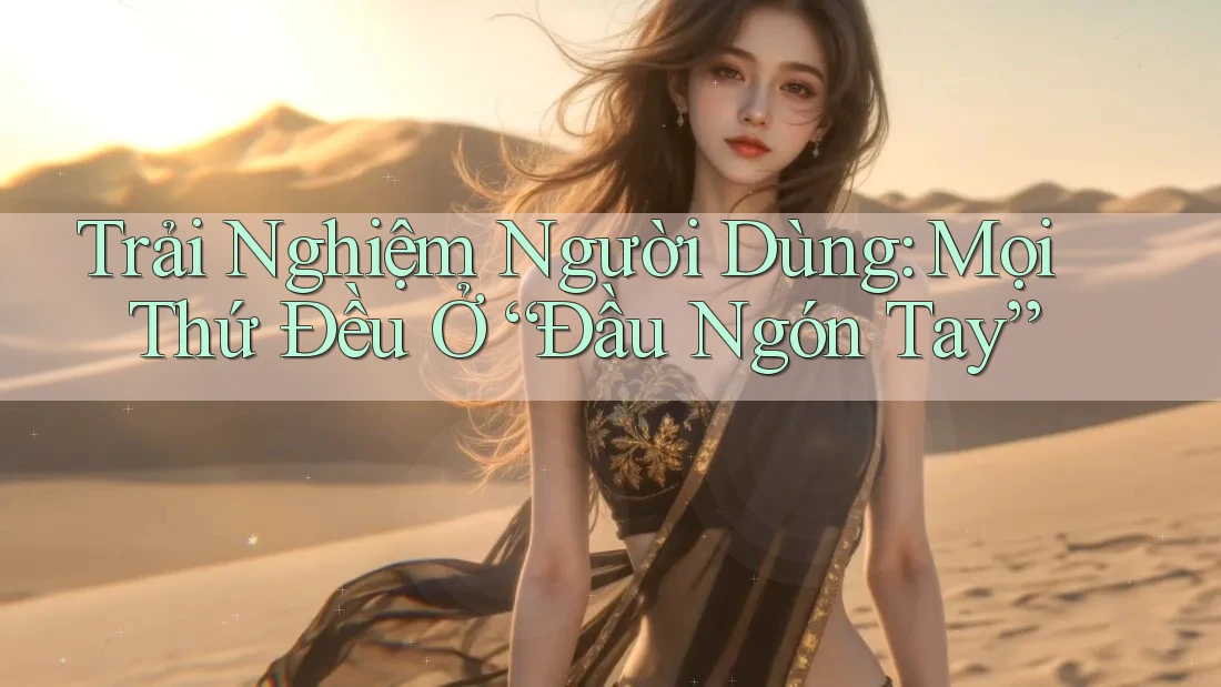 Trải Nghiệm Người Dùng: Mọi Thứ Đều Ở “Đầu Ngón Tay” Trải Nghiệm Người Dùng: Mọi Thứ Đều Ở “Đầu Ngón Tay”