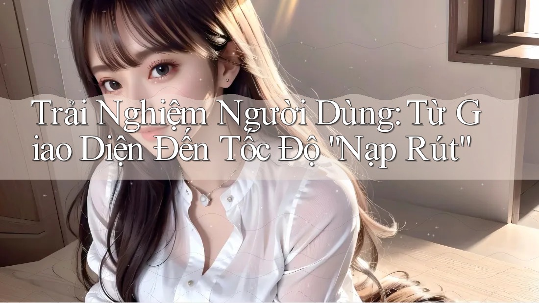 Trải Nghiệm Người Dùng: Từ Giao Diện Đến Tốc Độ “Nạp Rút” Trải Nghiệm Người Dùng: Từ Giao Diện Đến Tốc Độ “Nạp Rút”